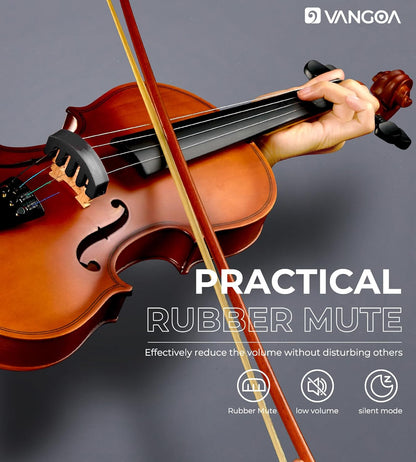 Vangoa Acoustic Violin Fiddle Three Quarter Starter Set with Case, Shoulder Rest (Like New)