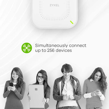 ZYXEL AX1800 WiFi 6 Dual-Band ZyNOS Wireless Access Point, 12 Volts - 1.8 Gbps (Like New)