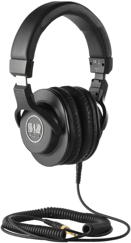 X Rocker 512-PHP Lightweight Wired Studio Monitor Headphone for Recording, Black (Used)