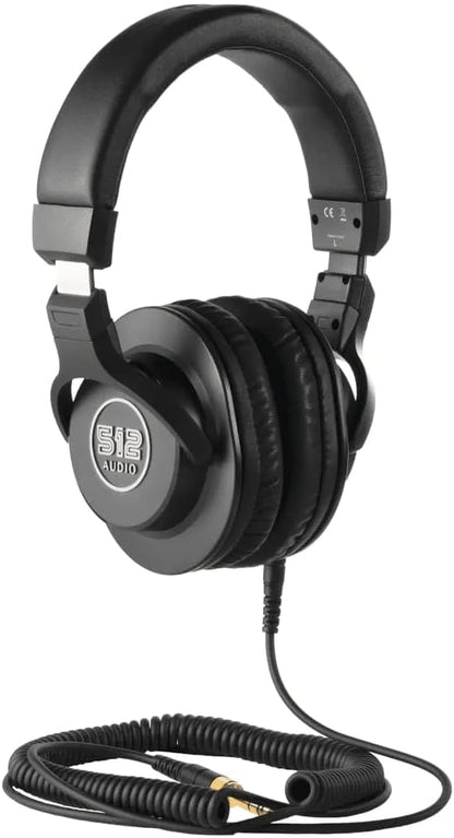 X Rocker 512-PHP Lightweight Wired Studio Monitor Headphone for Recording, Black (Used)