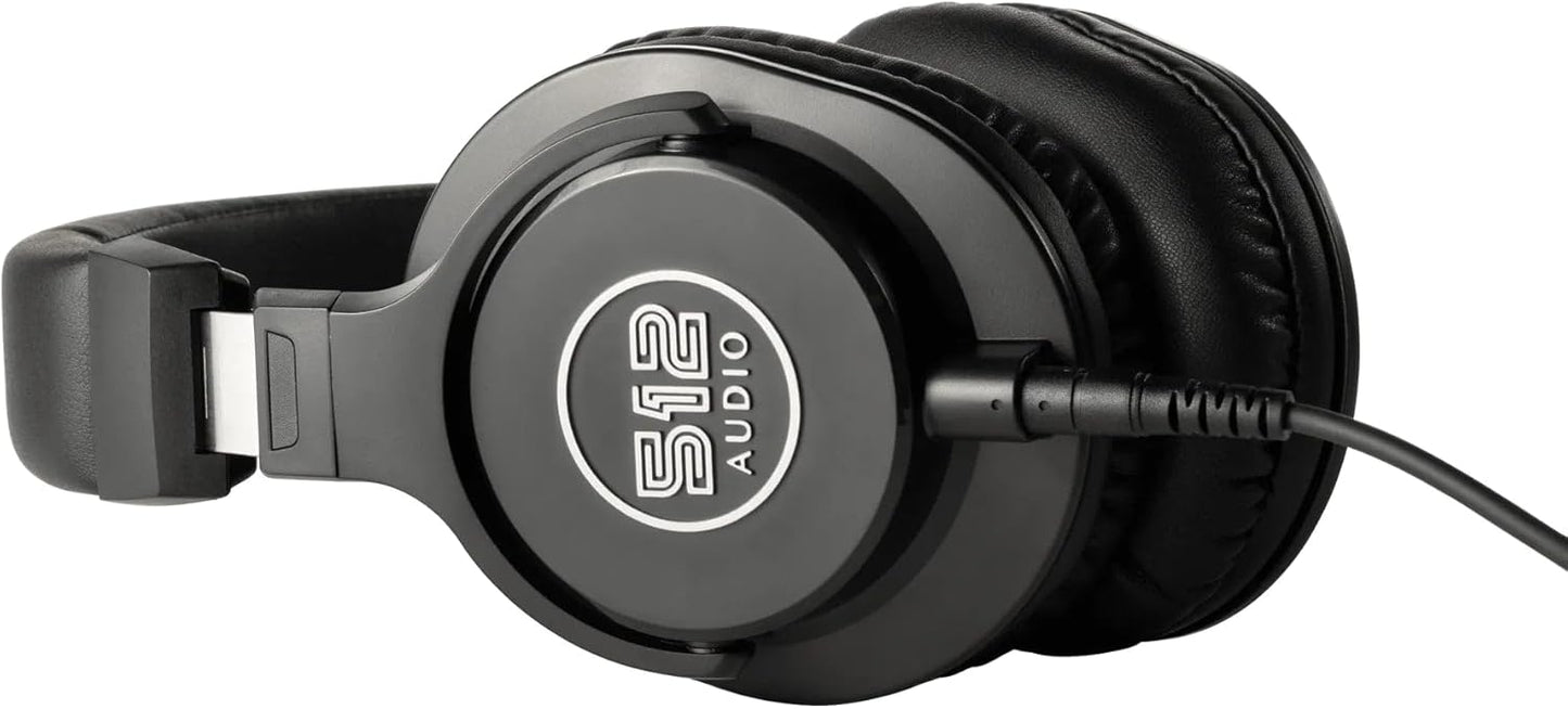 X Rocker 512-PHP Lightweight Wired Studio Monitor Headphone for Recording, Black (Used)
