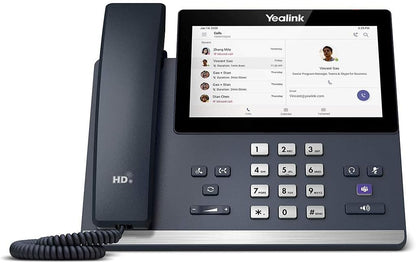 YEALINK MP56 Teams Edition ABS Digital Corded 7" IP Phone, Single Keypad - Black (Like New)