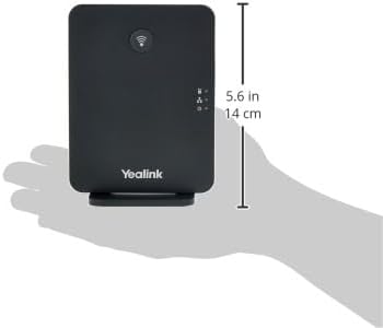 Yealink W70B Cordless Phone Base Station with Digital Answering System - Gray (Like New)