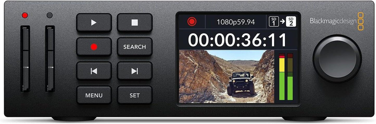 Blackmagic Design HYPERD/ST/DAHM HyperDeck Studio HD Mini and Dual Media Slots (Like New)