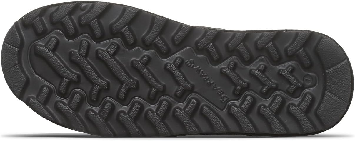 BEARPAW Women's Shorty Boot, 23.5cm Shaft, Rubber Sole Material, Black - Size 8 (Like New)