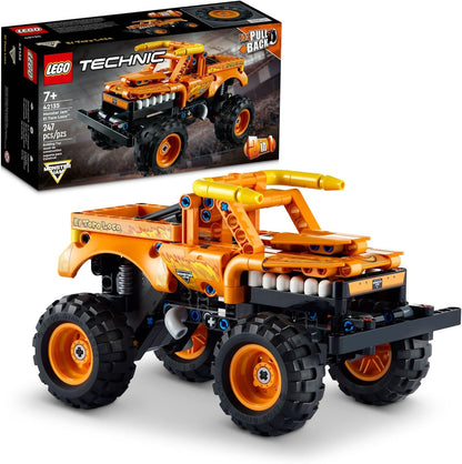LEGO Technic Monster Jam Building Toy for Kids, 2 in 1 Pull Back Truck - 247 PCS (New, Damaged Retail Box)