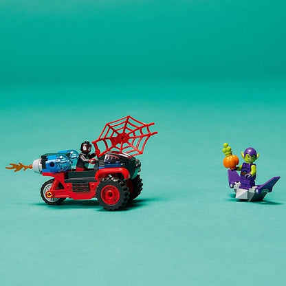 LEGO Marvel 10781 Miles Morales Spider-Man Techno Trike Set for Kids Ages 4+ (New, Damaged Retail Box)
