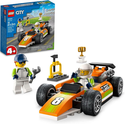 LEGO 60322 City Great Vehicles Plastic Race Car for Preschool Kids, 46 Pieces (Like New)