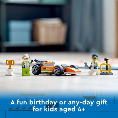 LEGO 60322 City Great Vehicles Plastic Race Car for Preschool Kids, 46 Pieces (Like New)