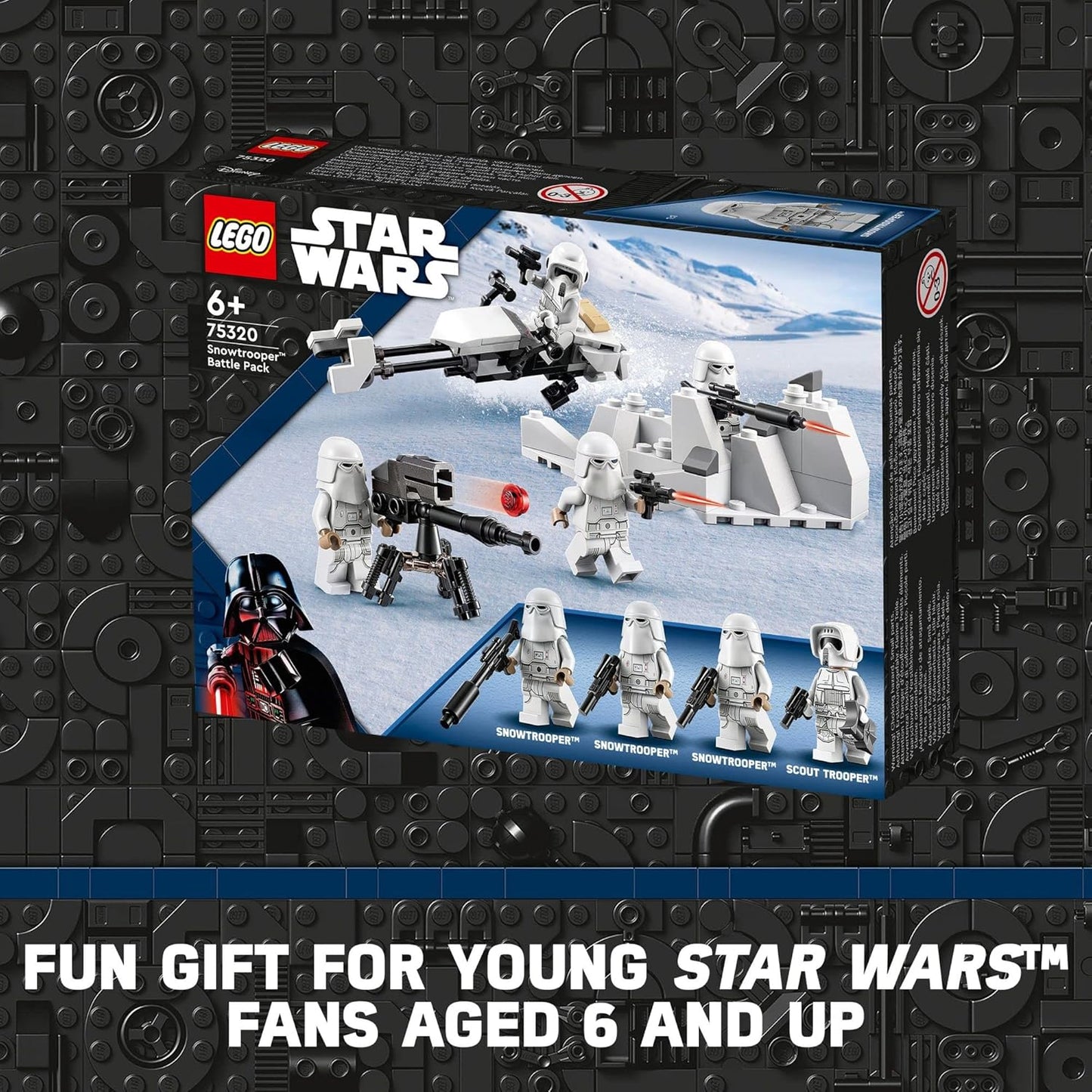 LEGO Star Wars Snowtrooper Battle Pack Building Toy with 4 Figures - 105 Pieces (New, Damaged Retail Box)