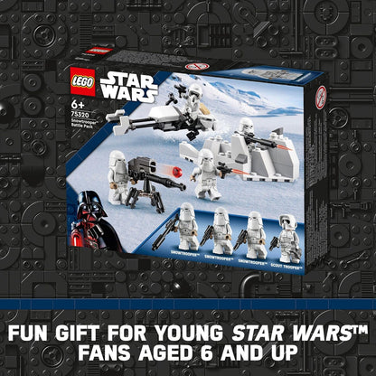 LEGO Star Wars Snowtrooper Battle Pack Building Toy with 4 Figures - 105 Pieces (New, Damaged Retail Box)