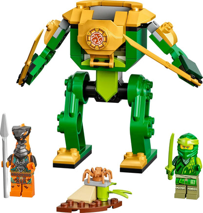LEGO NINJAGO 2022 Battery Powered Battle Action Figure Toy for Kids - 57 Pieces (New, Damaged Retail Box)