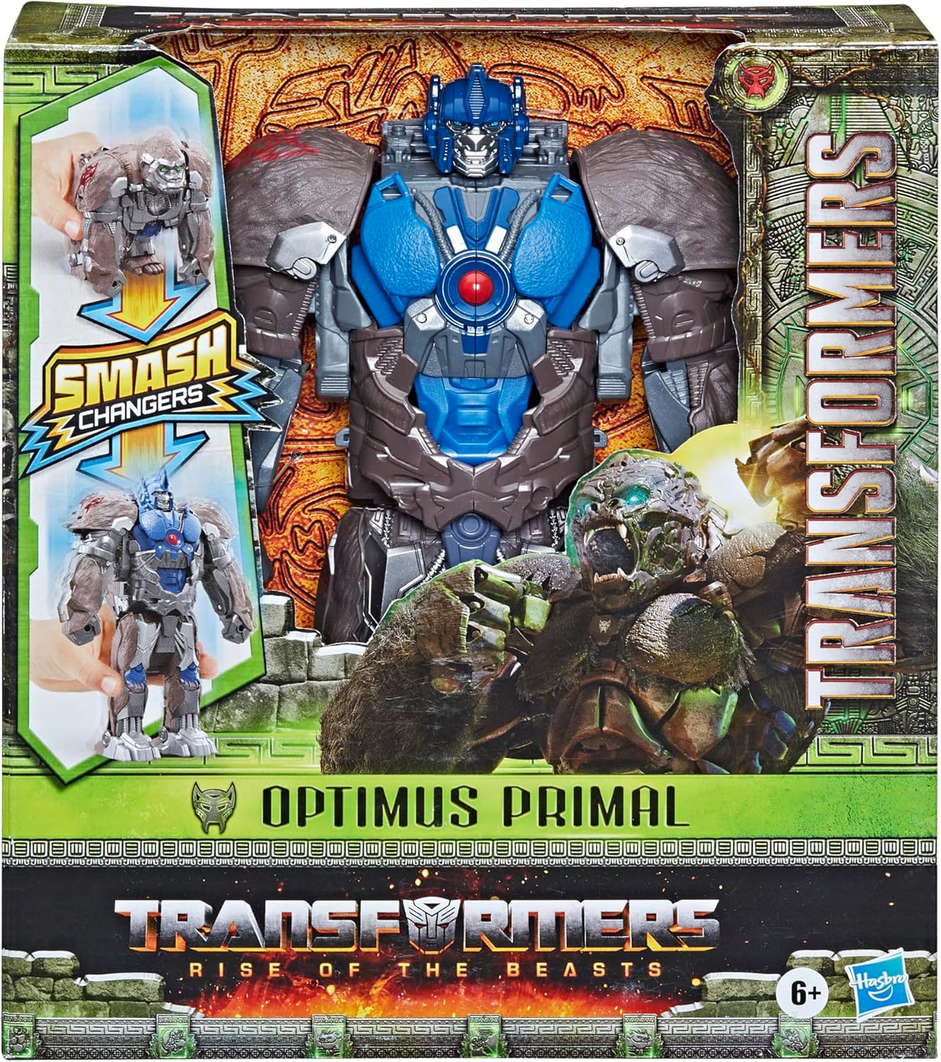 Transformers Optimus Primal Converting Action Figure for Ages 6 and Up, 1 Pieces (Used, No Retail Box)