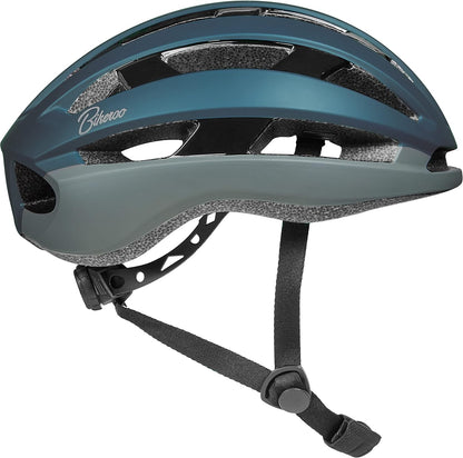 Bikeroo KP-1 Polycarbonate Helmet with Light for Cycling, Medium - Navy (Like New)