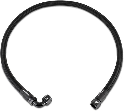 Mishimoto MMSBH-10-5BK Nylon Wrapped Stainless Steel Braided Hose - 5ft, Black (Like New)