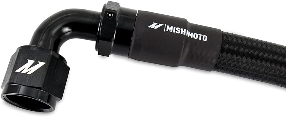 Mishimoto MMSBH-10-5BK Nylon Wrapped Stainless Steel Braided Hose - 5ft, Black (Like New)