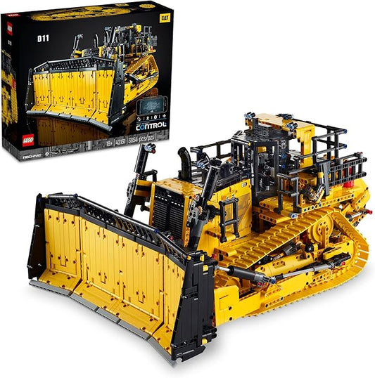 LEGO Technic App-Control Cat D11 Bulldozer 42131 Building Set for Adult 3854 Pcs (Like New)