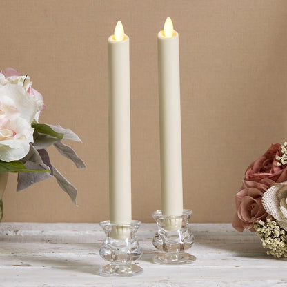 Luminara Energy Efficient Moving Flame Flameless LED Taper Candle, Melted Edge (Like New)