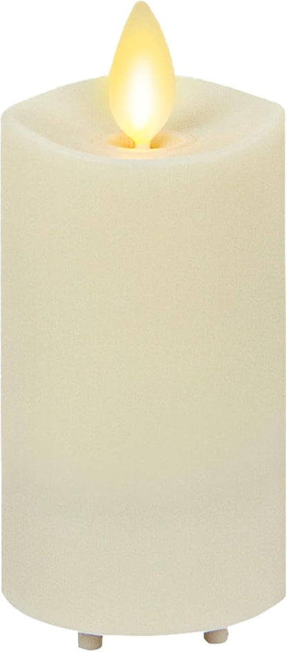 Luminara Flameless LED Moving Flame Pillar Candle for Outdoor & Indoor - 6 Watts (Like New)