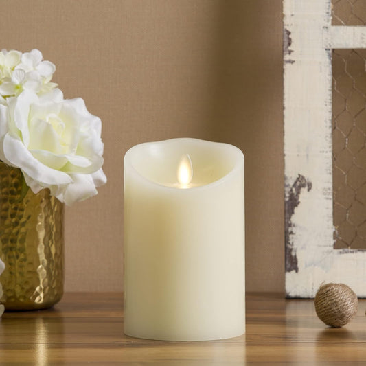 Luminara Flameless LED Battery Operated Pillar Candle for Indoor & Outdoor (Like New)
