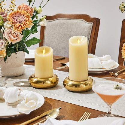 Luminara Flameless LED Battery Operated Pillar Candle for Indoor & Outdoor (Used)