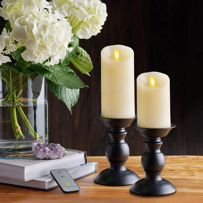 Luminara Flameless LED Battery Operated Pillar Candle for Indoor & Outdoor (Like New)