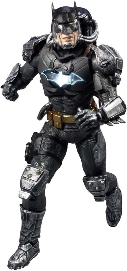 McFarlane DC Multiverse Batman Hazmat Suit 7" Figure w/ Light-Up Logo Gold Label (New, Damaged Retail Box)