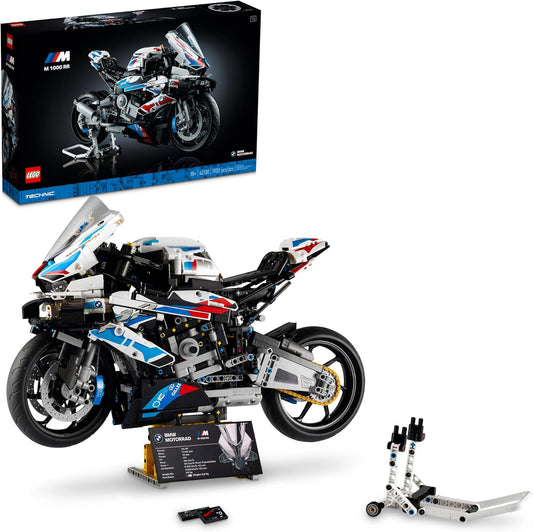 LEGO Technic Motorcycle Model Kit with Authentic Features for Adult - Multicolor (Like New, No Retail Box)