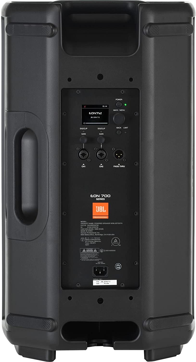 JBL Professional EON712 700 Series Powered PA Loudspeaker w/ Bluetooth, 12-inch (Like New)