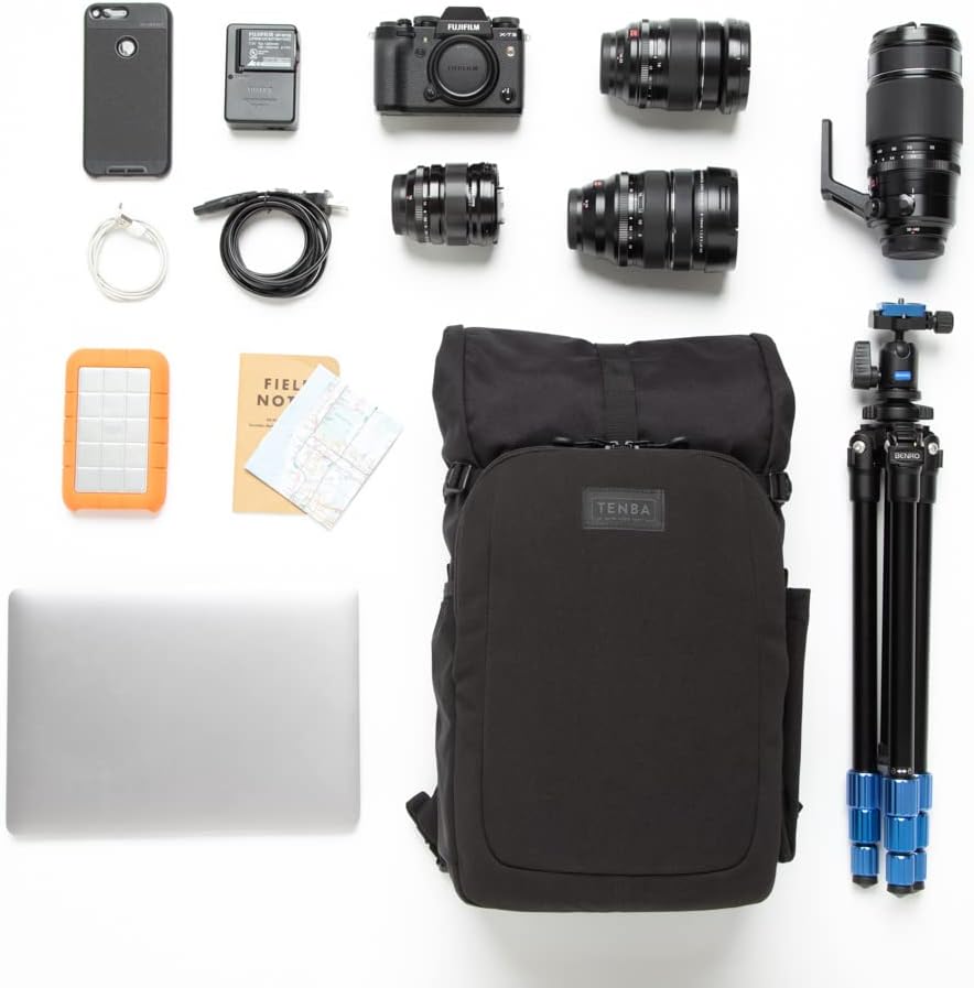 Tenba Fulton v2 Rectangular Backpack for Mirrorless and DSLR Cameras and Lenses (Like New)