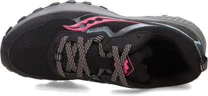 Saucony Excursion TR16 Trail Running Shoes For Women, Black/Fuchsia, 7.5 (Used, No Retail Box)