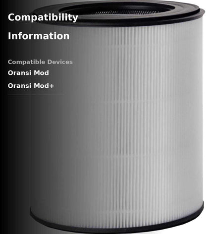 ORANSI Replacement Air Filter Compatible With Mod/Mod+ Air Purifier - White (New)