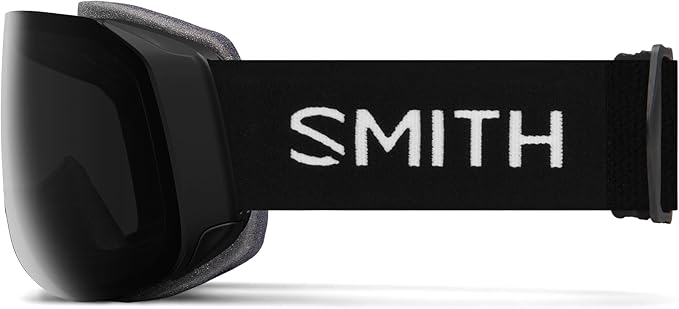 SMITH 4D MAG Snow Goggles with ChromaPop Sun Black Lens for Snowboarding, Black (Like New, No Retail Box)