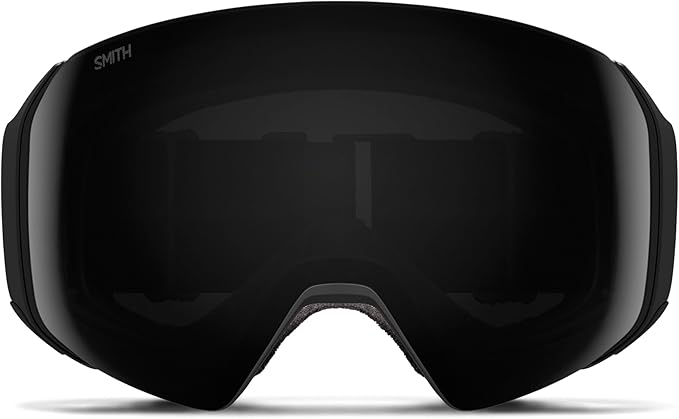 SMITH 4D MAG Snow Goggles with ChromaPop Sun Black Lens for Snowboarding, Black (Like New, No Retail Box)