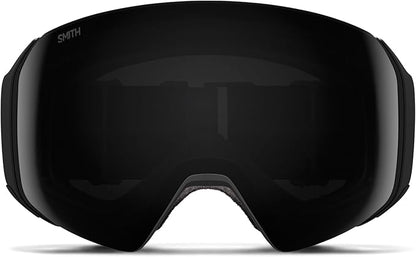 SMITH 4D MAG Snow Goggles with ChromaPop Sun Black Lens for Snowboarding, Black (Like New, No Retail Box)