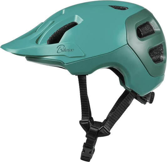 Bikeroo Visor MTB Road Mountain Sports Adult Bicycle Helmet w/ Safety Protection (Like New, Damaged Retail Box)