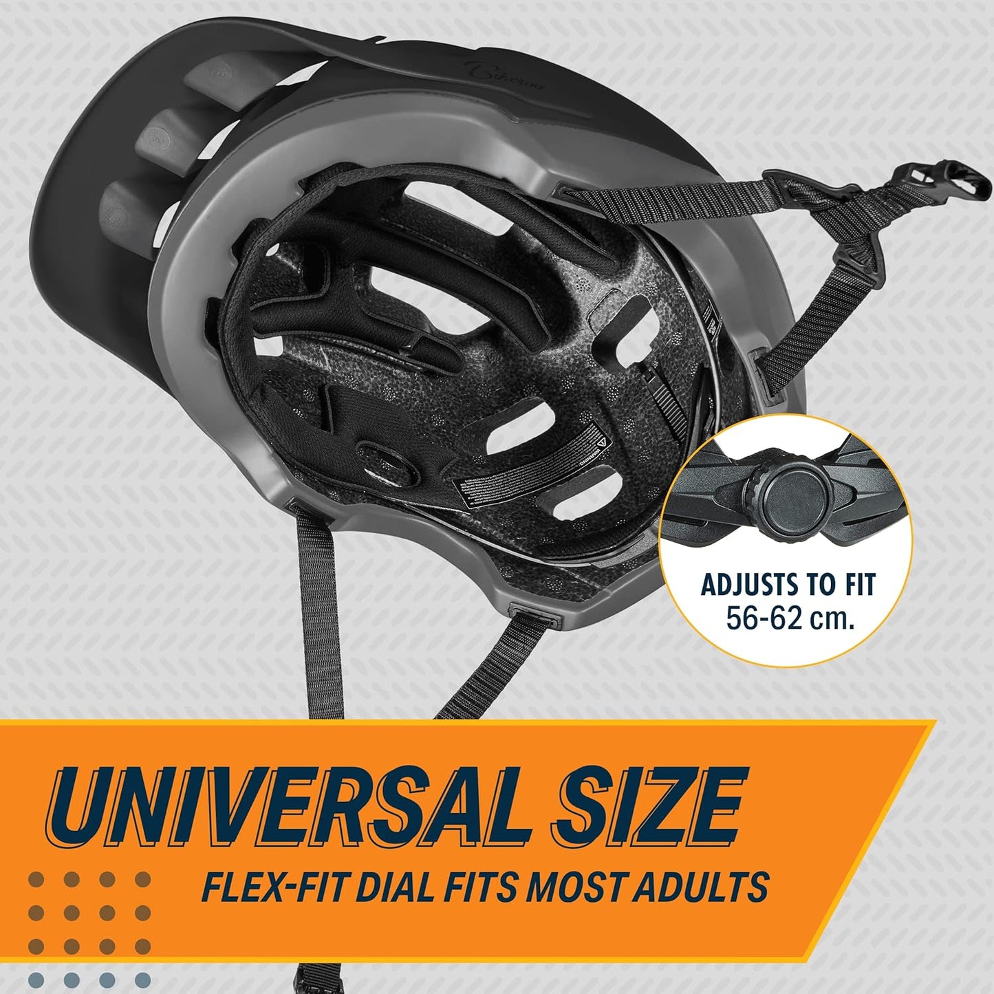 Bikeroo Visor MTB Road Mountain Sports Adult Bicycle Helmet w/ Safety Protection (Like New, Damaged Retail Box)
