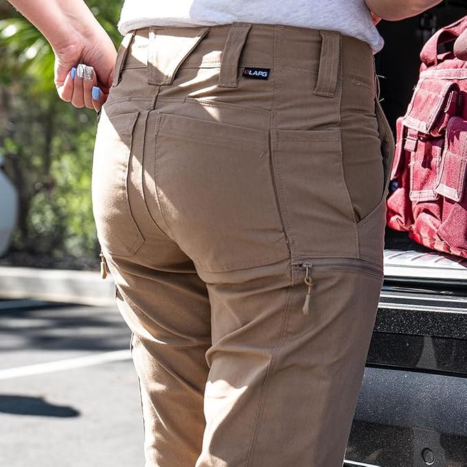 LA Police Lightweight BFE Stretch Tactical Cargo Pants for Women, Slim Fit (New)