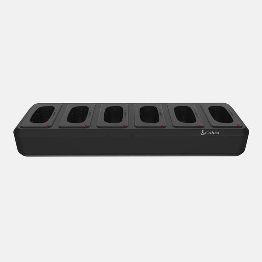 Cobra CH6-PX650 Gang Battery Charger with 6 Port Charging Dock for PX655, 240V (Like New)