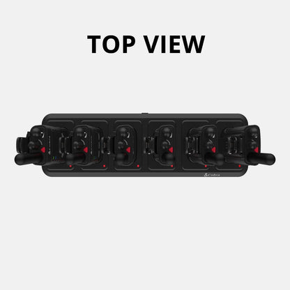 Cobra CH6-PX650 Gang Battery Charger with 6 Port Charging Dock for PX655, 240V (Like New)
