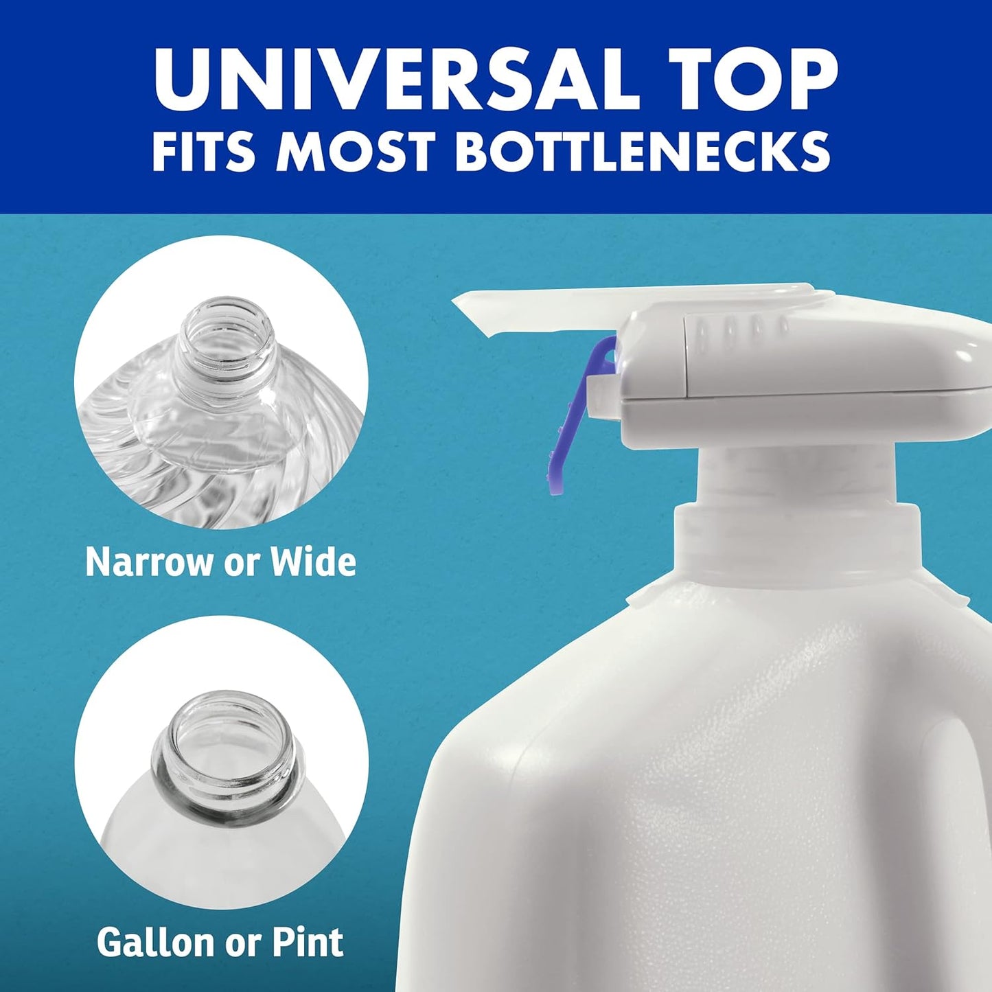 The Magic Tap MT07876 Automatic Drink Dispenser for Fridge, 3 Pack - White- (Used)