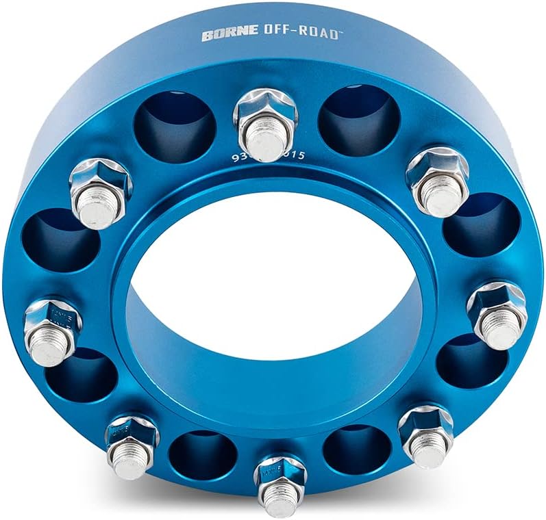 Mishimoto BNWS-002-500BL Blue Borne Off-Road Wheel Spacers for Ford F-250/F-350 (Like New)
