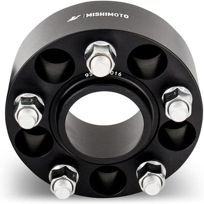 Mishimoto MMWS-001-500BK Aluminium Wheel Spacers, M14 X 1.5, 2-Inch Thick, Black (Used)