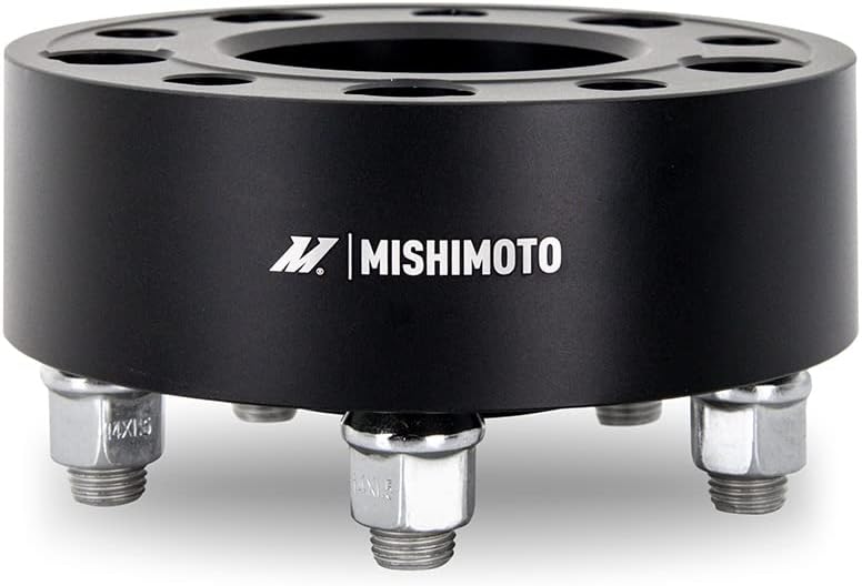 Mishimoto MMWS-001-500BK Aluminium Wheel Spacers, M14 X 1.5, 2-Inch Thick, Black (Used)