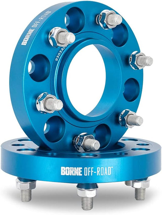 Mishimoto BNWS-001-300BL Borne Off-Road Wheel Spacers for Ford Bronco, Blue (Like New)