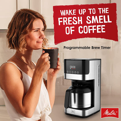 Melitta Aroma Tocco Thermal Drip Programmable Coffee Machine with 8Cup Capacity- (Used)