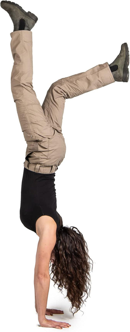 Dovetail Workwear Women's Britt X Ultra Light Cargo Pants - Flax Ripstop, Size 6 (Like New)