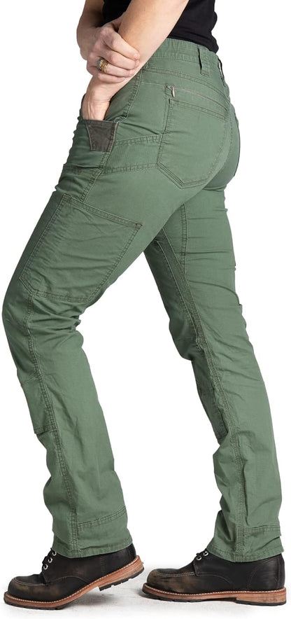 Dovetail Workwear Women'S Britt X Ultra Light Cargo Pant, Lichen Green, Size 6 L (Like New, No Retail Box)