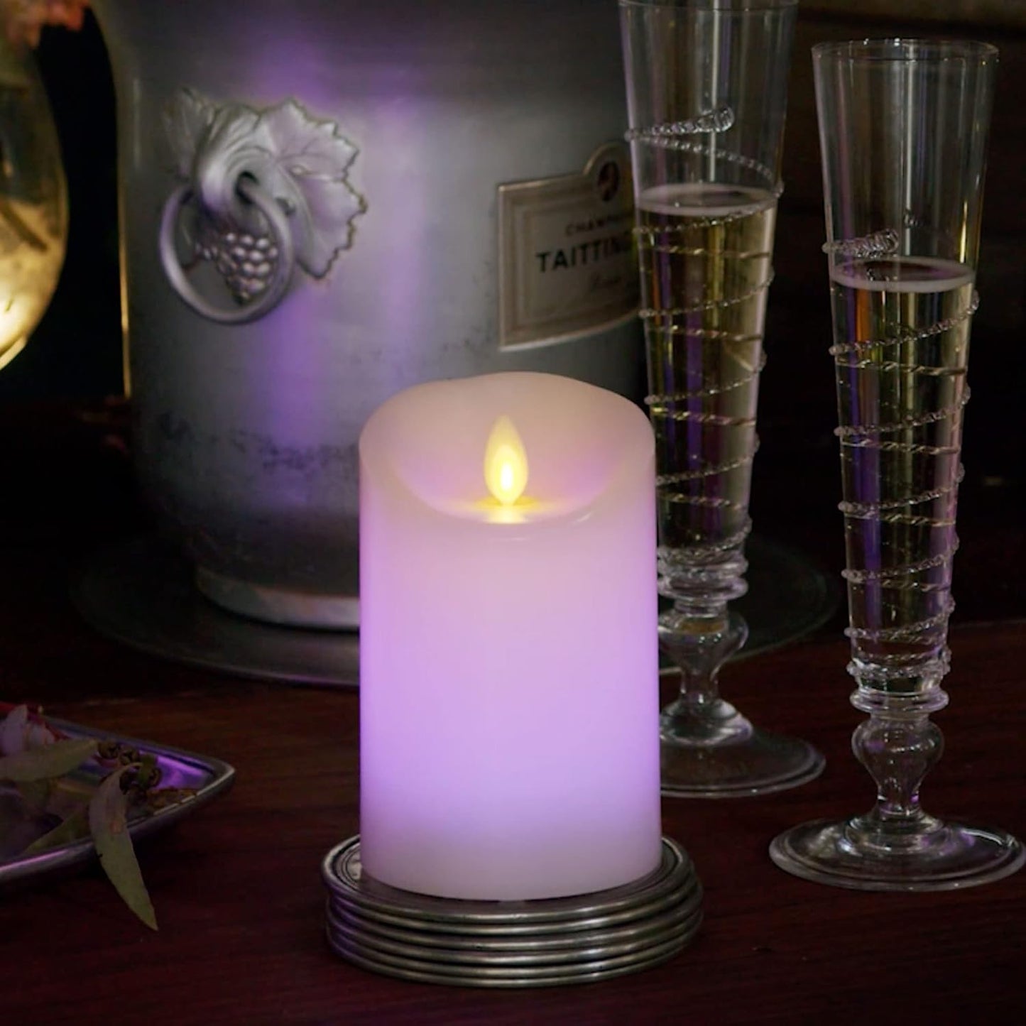 Luminara Paraffin Wax Flameless Changing LED Candle for Indoor, Battery Operated (Like New)