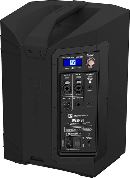 Electro-Voice ELE EVERSE 8" 2-Way Battery Powered Loudspeaker w/Bluetooth, Black (Like New)